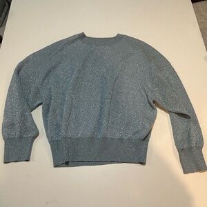 Rebecca Taylor Metallic Crew Neck Sweater